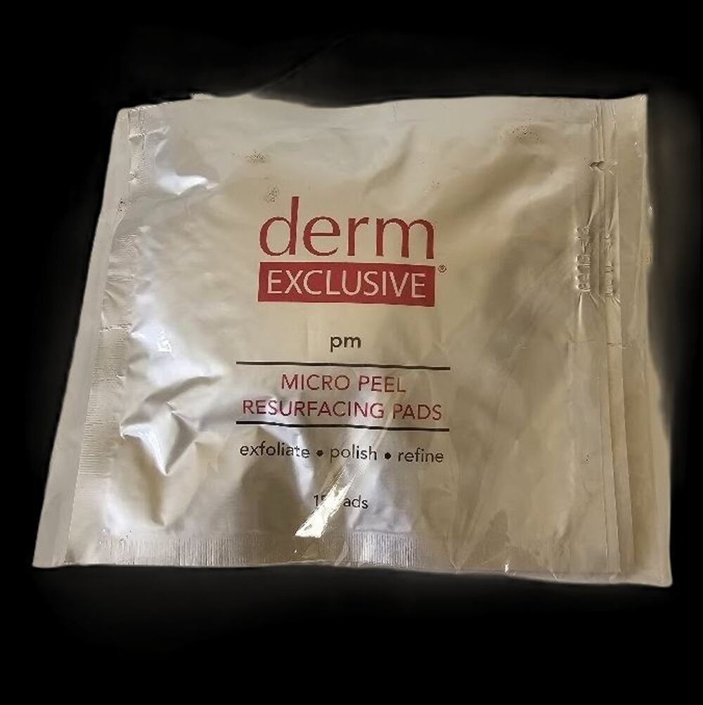 Derm Exclusive PM Micro Peel Resurfacing Pads - Lot of 4- 60 Pads Total SEALED